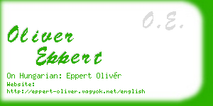 oliver eppert business card