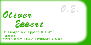 oliver eppert business card